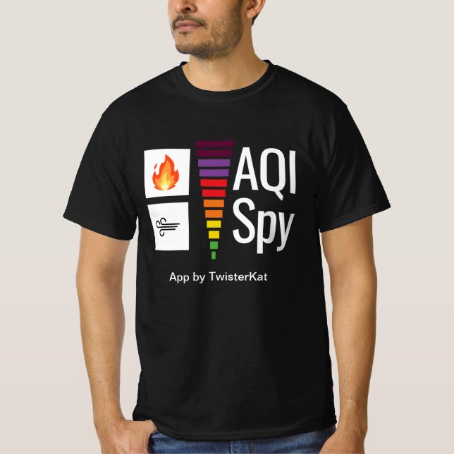 Camiseta da tripulação preta (Frente)