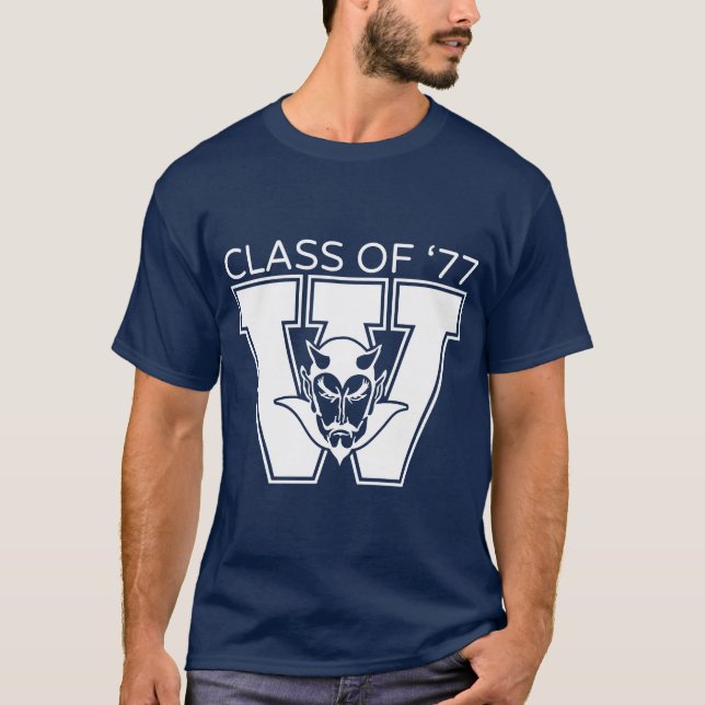 Camiseta da Turma de 1977 da Wa-Hi (Frente)
