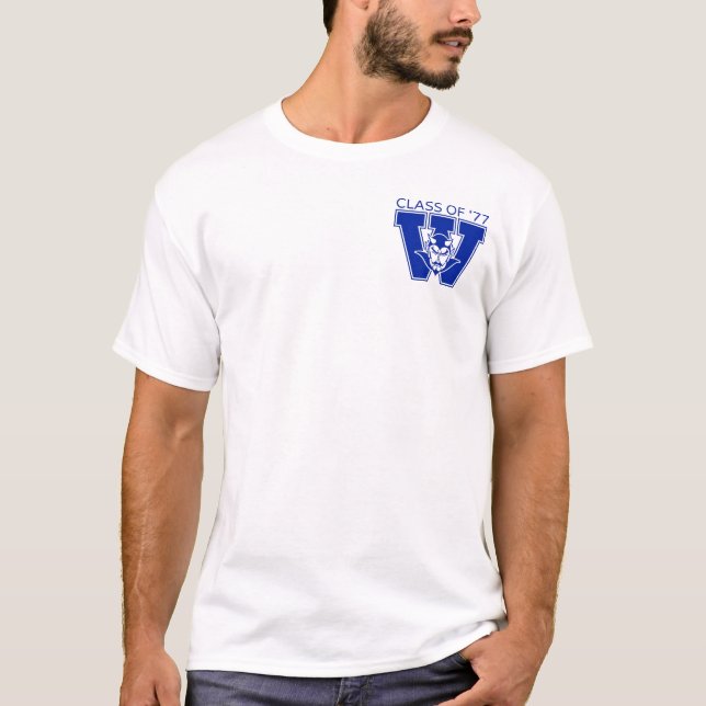 Camiseta da Turma de 1977 Wa-Hi (Frente)