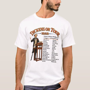 Camiseta da Turnê de Leituras de Charles Dickens