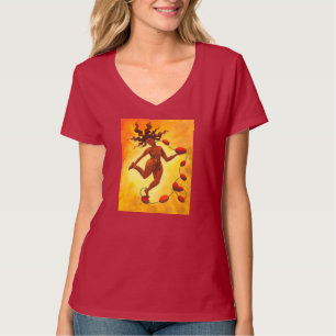 Camiseta Da "vermelho do t-shirt do orgulho de Lymphedema