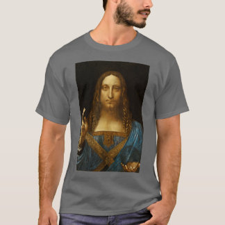Camiseta Da Vinci Salvator Mundi