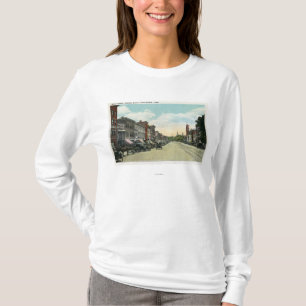 Camiseta Da vista rua principal do sul para baixo