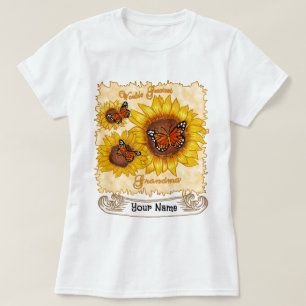 Camiseta da vovó Sunflower Greatest