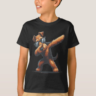 Camiseta Dab Airedale Terrier Dancing Dancing Dabbing Cog