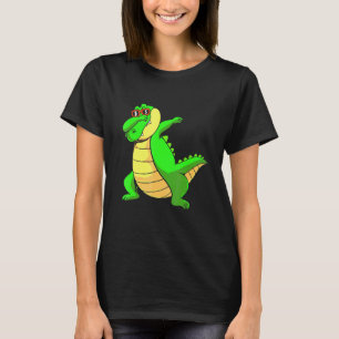 Camiseta Dab Alligator Dabbing Crocodile Para Crianças