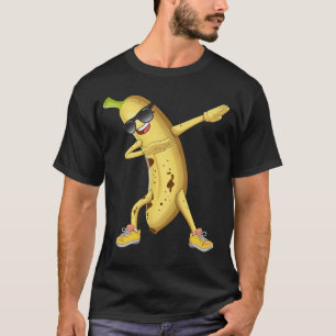 Camiseta Dab Banana Dancing Dabbing Banana Memória Fruta