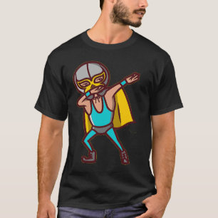 Camiseta Dab Dabbing Move mexicano Wrestler México Dance Da
