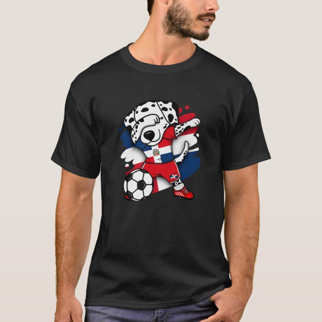 Camiseta Dab Dalmaciano República Dominicana Futebol Fans J (Frente)