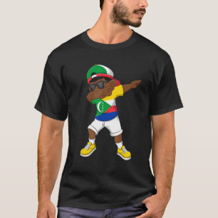 Camiseta Dab Dance De Garoto Comores De Bandeiras