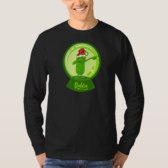 Camiseta Dab Elf Goblin Snowball Snow Globe Dabbing Christm (Frente)