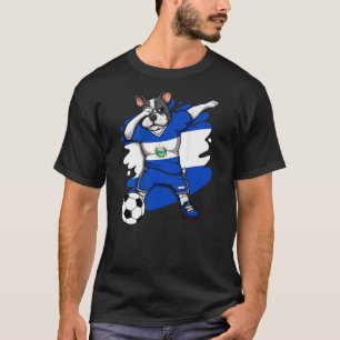 Camiseta Dab French Buldogue El Salvador Soccer Fans Jersey