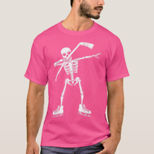 Camiseta Dab Halloween Dance Hockey Dabbing Skeleton