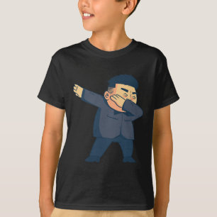 Camiseta Dab Kim Jong Un Engraçado Dabbing Meme Coreia do N