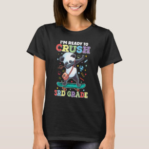 Camiseta Dab Skateboard Panda Esmagando 3º Grau De Volta Pa