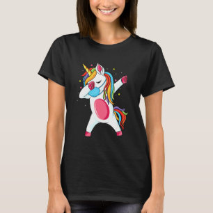 Camiseta Dab Unicorn Dabbing Unicorn Mouth Guarda Brething