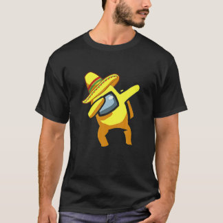 Camiseta Dabbing A.Mong USA Engraçado Cinco De Mayo Mexican
