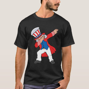 Camiseta Dabbing Abraham Abe Lincoln Patriótico 4 De Julho