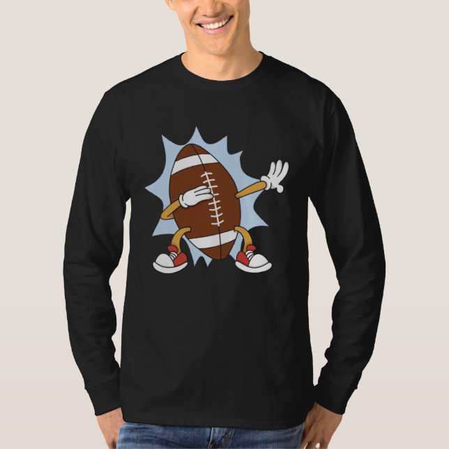 Camiseta Dabbing American football team sport quarterback p (Frente)
