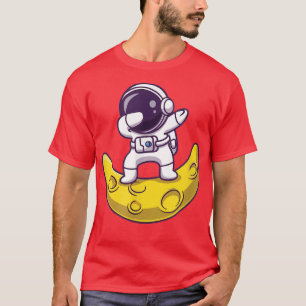 Camiseta Dabbing Astronauta Spaceman Dab Moon Cosmic