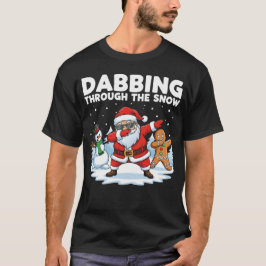 Camiseta Dabbing Através da Neve
