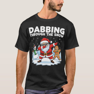 Camiseta Dabbing Através da Neve