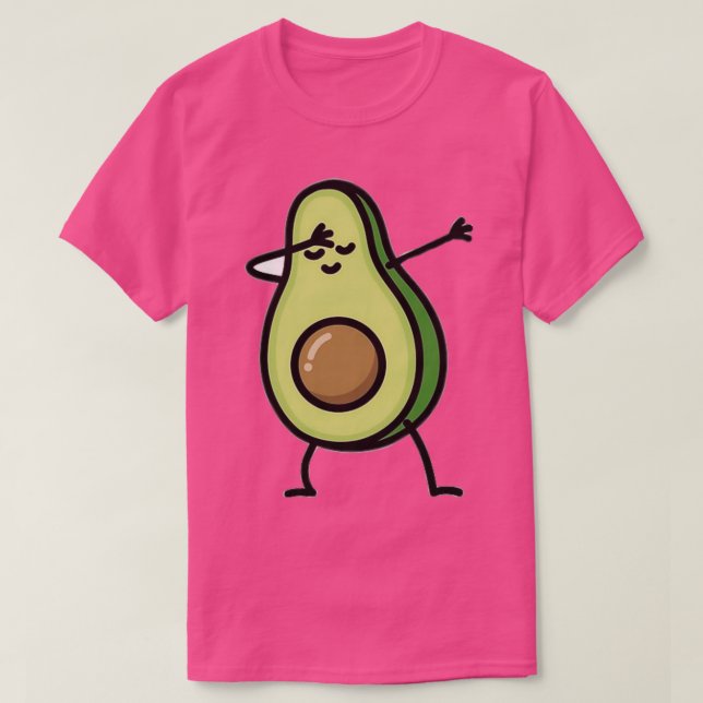 Camiseta Dabbing Avocado 3 (Frente do Design)