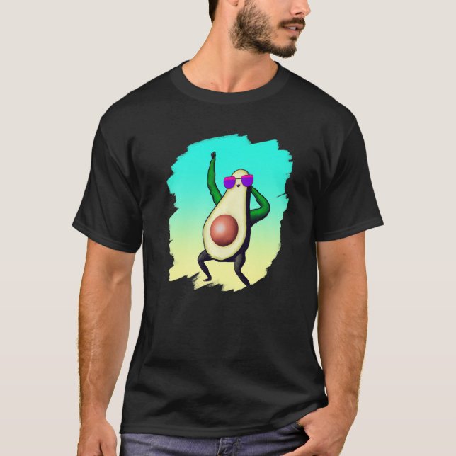 Camiseta Dabbing Avocado Dancing Dance Avocados (Frente)