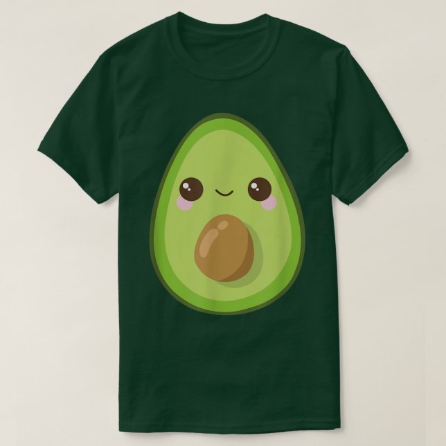 Camiseta Dabbing Avocado Funny Vegan Comida Sobre Teus Kids (Frente do Design)