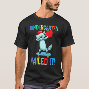Camiseta Dabbing Axolotl Graduation Kindergarten Nails