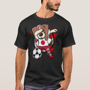 Camiseta Dabbing Beagle Dog Japan Soccer Fãs Jersey