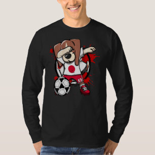 Camiseta Dabbing Beagle Dog Japan Soccer Fãs Jersey