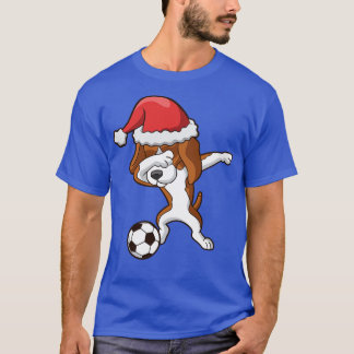 Camiseta Dabbing Beagle Santa Claus Natal