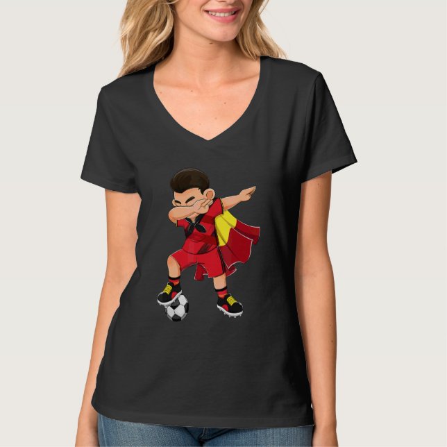 Camiseta Dabbing Belgium Boy Belgium FC (Frente)