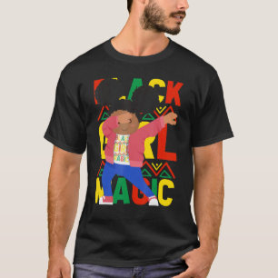 Camiseta Dabbing Black Princesa Cute Junetets Brown Skin