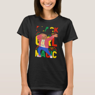 Camiseta Dabbing Black Princesa Cute Junetets Brown Skin