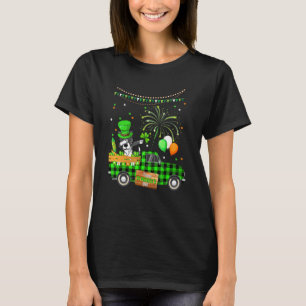 Camiseta Dabbing Border Collie Dog Shamrock Rua D de Patric