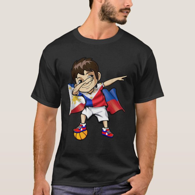 Camiseta Dabbing Boy Philippine Flag Meming Jersey (Frente)