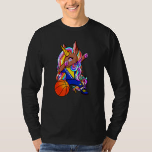 Camiseta Dabbing Brown Skin Unicorn Bósnia Herzegovina Bask