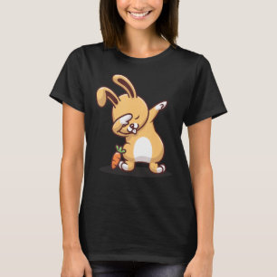 Camiseta Dabbing Bunny com cenoura