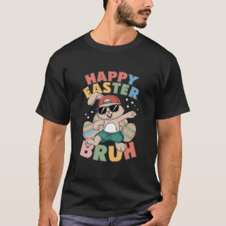 Camiseta Dabbing Bunny Páscoa Bruh