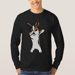 Camiseta Dabbing Cardigan Welsh Corgi Cute Dabbing Cardigan
