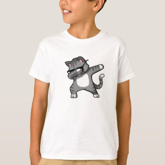 Camiseta Dabbing Cat Funny Shirt Dab Hop Hop T-Shirt