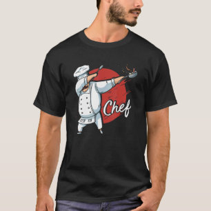 Camiseta Dabbing Chef Japão Flag Comida Kitchen Cook Chef