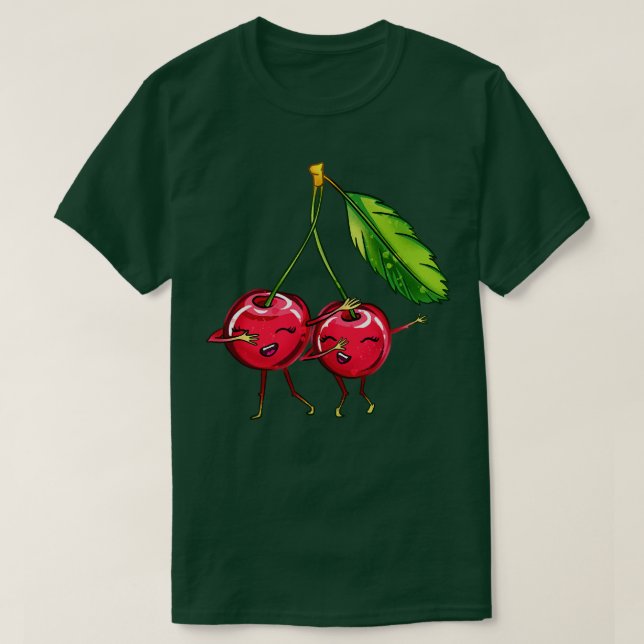 Camiseta Dabbing Cherries (Frente do Design)