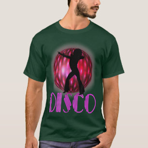 Camiseta Dabbing Craze Disco Dancing Retro Party Colorir