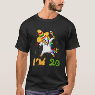 Camiseta Dabbing Dab Unicorn Age 20 Anos Nascer Cinco