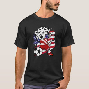 Camiseta Dabbing Dalmaciano America Soccer Fans Jersey USA 