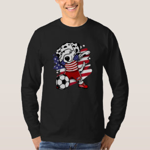Camiseta Dabbing Dalmaciano America Soccer Fans Jersey USA 