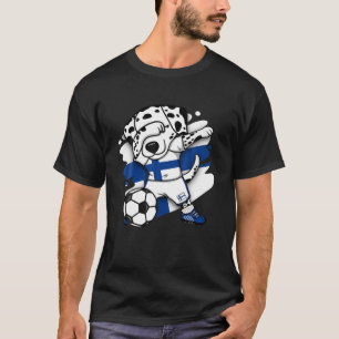 Camiseta Dabbing Dalmaciano Finlândia Soccer Fãs De Jersey